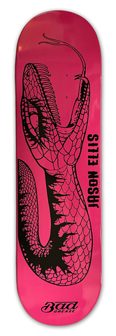 Bad Grease Inc - Jason Ellis - Pink Snake skateboard