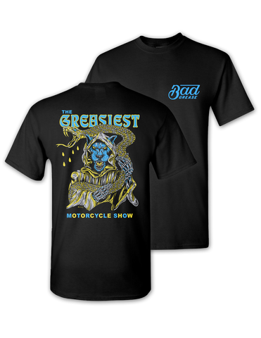 Search engine listing preview Edit website SEO The Greasiest Motorcycle Show t-shirt - 2019 | Bad Grease Inc