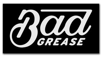 Bad Grease logo sticker