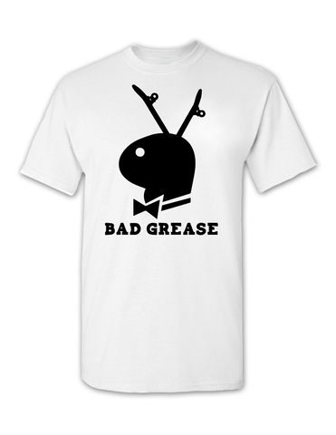 Bad Bunny t-shirt - WHITE FRONT | Bad Grease Inc