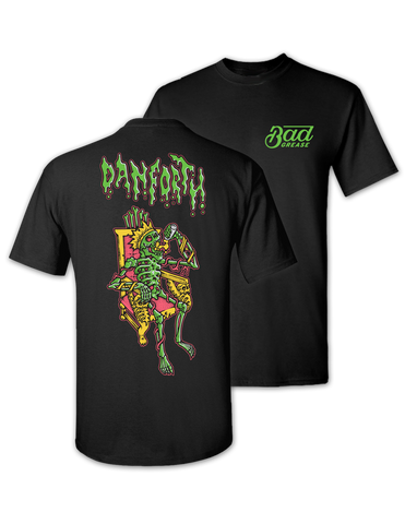 Bad Grease Inc - Bill Danforth - King of Skulls t-shirt - BLACK