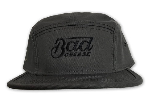 Bad Grease logo camper hat - GREY