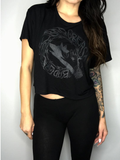 Shadow Wolf ladies bella 8881 shirt - BLACK