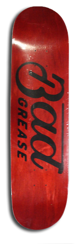 Bad Grease logo skateboard - RED