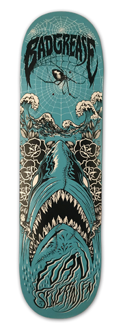 Shark Bait - Evan Severinsen skateboard | Bad Grease Inc