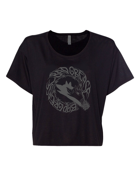 Shadow Wolf ladies bella 8881 shirt BLACK