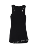Voodoo ladies racerback tank top - BLACK FRONT